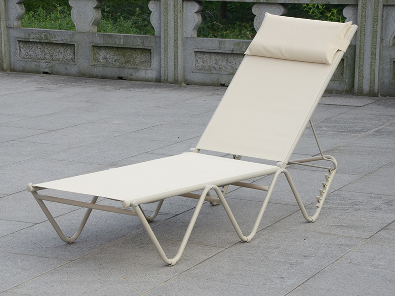 Stålramme, uteseng, utendørs, slapp av Lounge Chair YQ-TB-414A