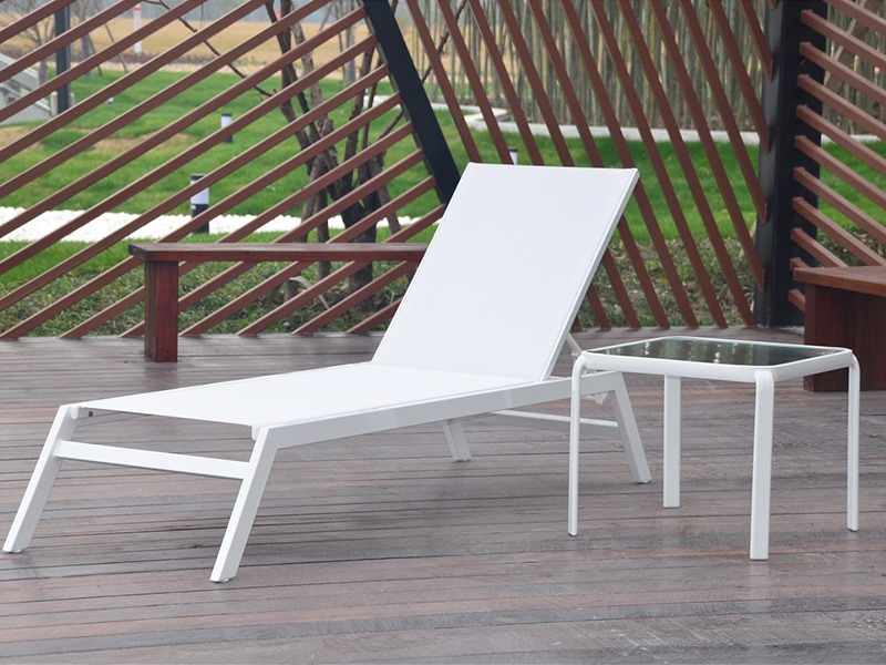 Stackable Aluminium Frame Lounge, Outdoor Furniture, Outdoor Relax Lounge YQ-TB-506