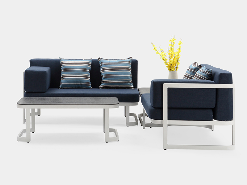 Aluminium Garden Furniture, 3PCS Sofa Set, Outdoor European Size Furniture YQA-909