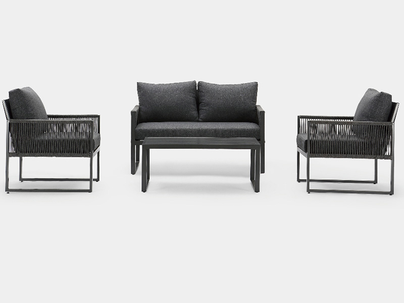 Tausamtalesett Bestselgende KD Hagemøbelsett Terrassemøbler Utendørs YQC-2716