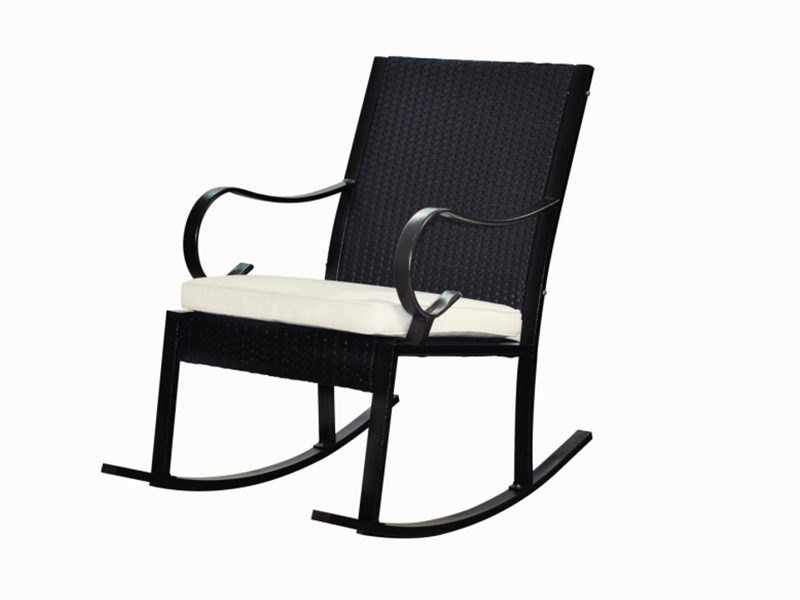 Enkelt rotting utendørs gyngestol, knock-down design yqr-374
